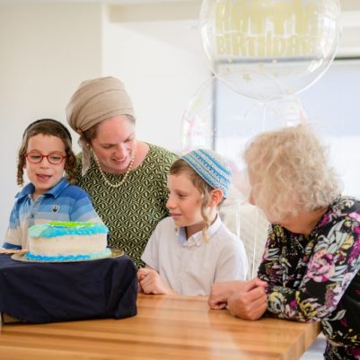 Family at Birthday party 1