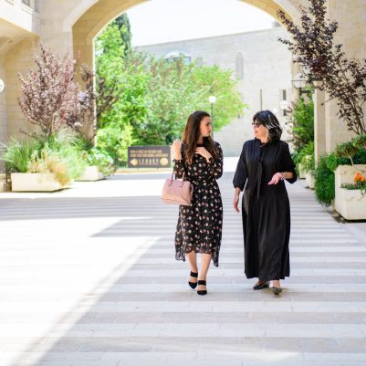 Two women on a walk 2