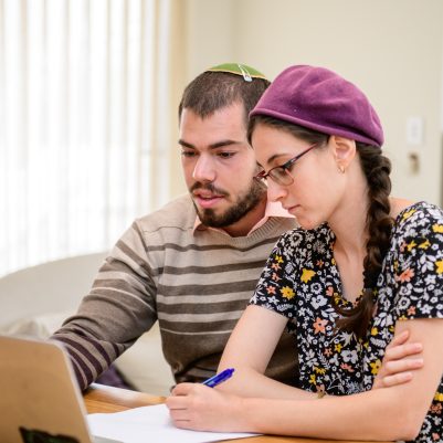 Couple at computer 3