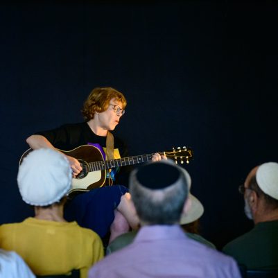 Woman performing in concert 2