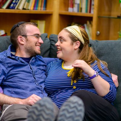 Couple looking at each other 1