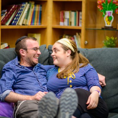 Couple looking at each other 2