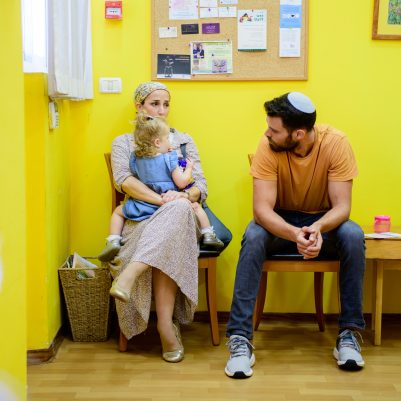 Family in waiting room 2