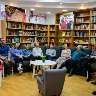 Group class in library 2