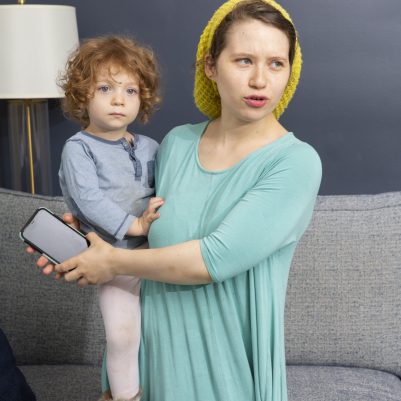 Mother holding baby 1