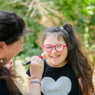 Makeup artist with girl 3
