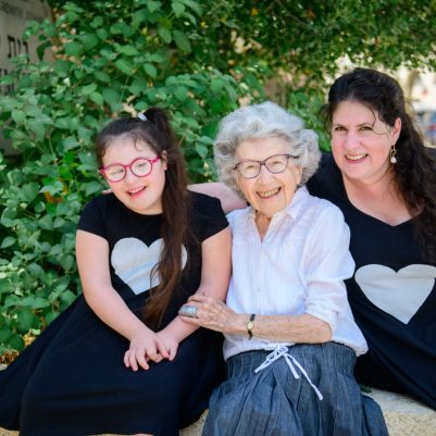 Grandmother, mom and daughter 3