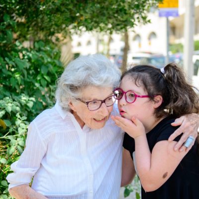 Grandmother and granddaughter 5