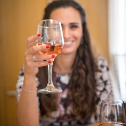 Woman drinking wine 2