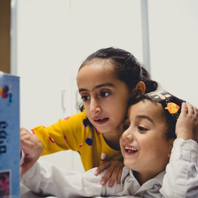 Kids opening Chanukah gifts 4