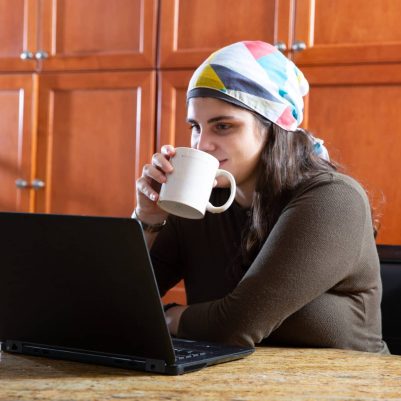 Woman working on computer 2