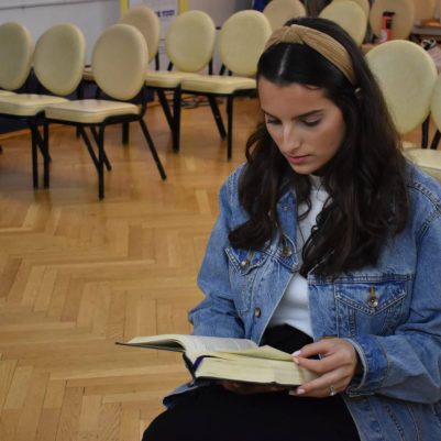Woman Praying In Synagogue/Shul 5