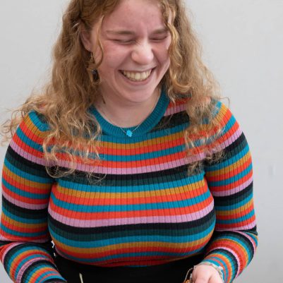 Young woman laughing 3