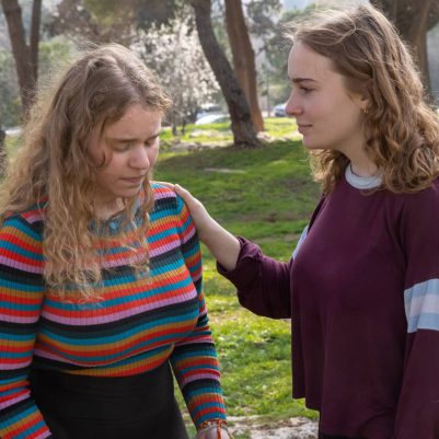 Young Woman Comforting Friend 6