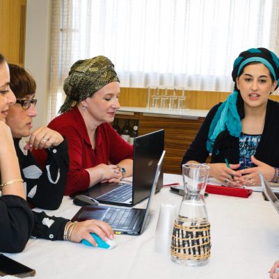 Group of businesswomen at a meeting 7