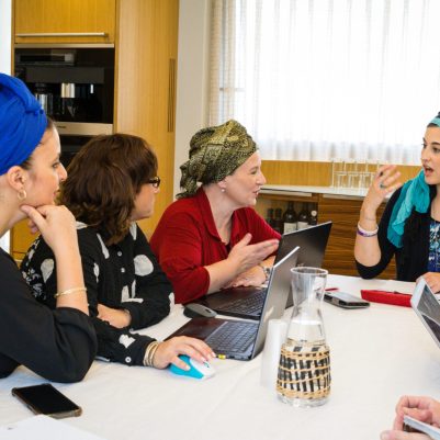 Group of businesswomen at a meeting 6