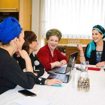 Group of businesswomen at a meeting 5