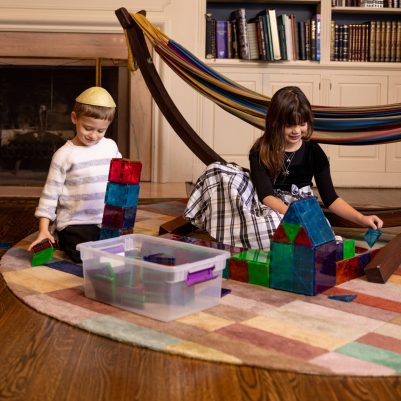 Brother and sister playing game 3