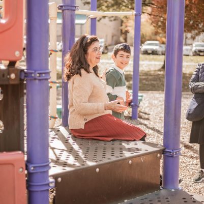 Family at playground 2