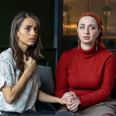 Women receiving shocking news