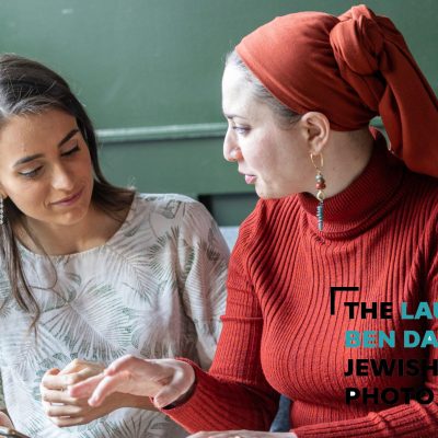 Friends talking on couch