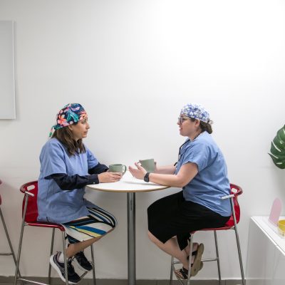 Two doctors in conversation 2