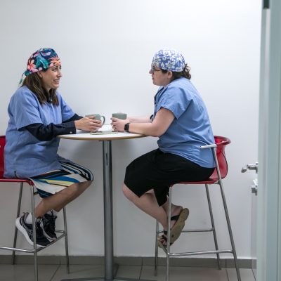 Two doctors in conversation 5