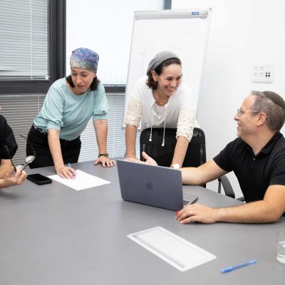 Business Team Collaborating and Brainstorming