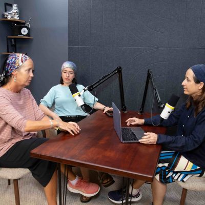 Three Serious Women Recording Podcast Episode